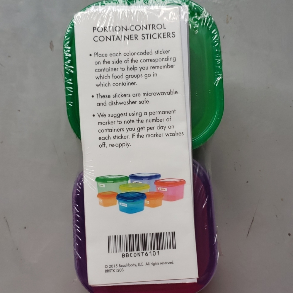 Beachbody portion control containers